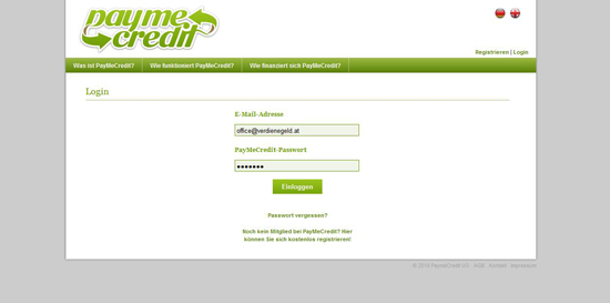 PayMeCredit Login